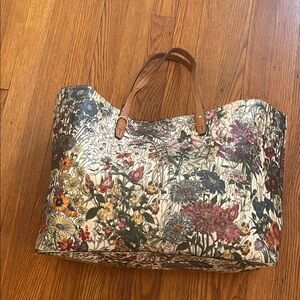 Tory Burch Floral Tote Bag